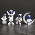 thumbnail image 5 of 4 pcs Astronaut Figure Statue Figurine Blue, 5 of 5