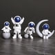 thumbnail image 5 of 4 pcs Astronaut Figure Statue Figurine Silver, 5 of 5