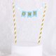 thumbnail image 4 of 4PCS Paquete de decoración de pasteles con de , de adorno pasteles, envoltorio pancartas, postres, Decoraciones De La Fiesta De La Torta, 4 of 5