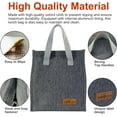 thumbnail image 7 of Mziart Lunch Bag, Insulated Lunch Box for Women Men, Simple Small Lunch Tote Reusable Lunch Box Containers Thermal Bento Cooler Bag for Work Office Picnic or Travel (Gray), 7 of 7