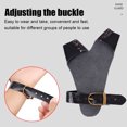 thumbnail image 1 of Protector de 2 dedos Transpirable Tiro con arco Guantelete Flecha Guantes Cuero Ligero, 1 of 3