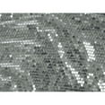thumbnail image 2 of Metallic Platinum Sequin Mesh, Fabric By the Yard, 2 of 4