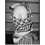 Shemagh Desert Keffiyeh Scarf B+W Shemagh Cotton Arab Keffiyeh Scarf Men Head Neck Face Wrap Cotton Men Military Woven Not Printed Ramadan Gift