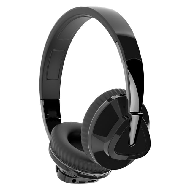 Headphones, Button Operation Foldable Heavy Bass Soft Ear Cushions HiFi Sound Comfortable Headset HD Microphone For Computer