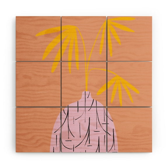 Society6 Showmemars WILD WILD WEST I 3' x 3' Wood Wall Mural