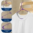 thumbnail image 5 of SereneLife 200 Pack Plastic Hangers, Non-Slip, Space-Saving Closet Organizers, Durable and Strong for Shirts, Sweaters, Hoodies, Kids Clothes & Dresses, Ultra-Thin, Lightweight, 5 of 7