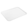 thumbnail image 1 of Bandejas de Plástico para Comida Rápida Al Por Mayor Bandejas de Servicio Rectangulares de 14" X 18" para Cafetería Restaurante Fiestas y Cocina (Blanco), 1 of 6