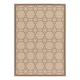 thumbnail image 3 of Unique Loom Outdoor Trellis Collection Area Rug - Geometric (7' 1" x 10' Rectangle Beige/Brown), 3 of 7