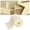Beige, variant on 78 Inch Self 3D Wall Padding Upholstered Panel Headboard for Bedroom Nursery Home Décor Peel and Stick Foam Cushion