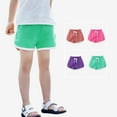thumbnail image 2 of Baozhu Girls Boys Running Athletic Cotton Shorts,Kids Baby Workout and Fashion Summer Beach Sports,1-8 Years, 2 of 9