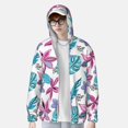 thumbnail image 2 of Balery Hawaiian Style Sudadera ligera de manga larga con capucha y protección solar UPF 50+ para hombre y mujer, ideal para pesca y running-3X-Large, 2 of 7