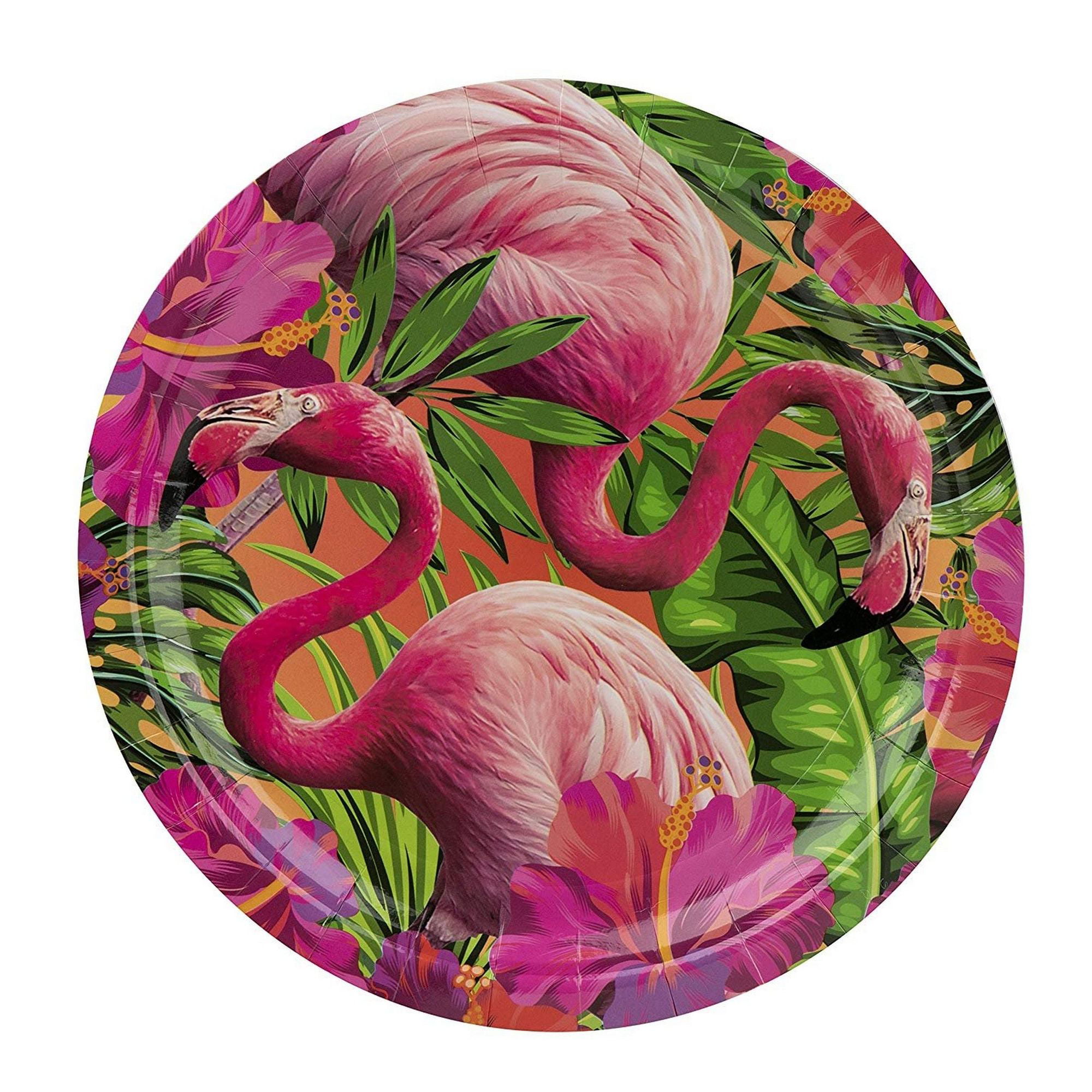 personalize with a name Flamingo design bicycle plate