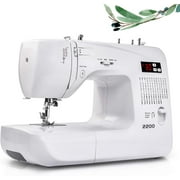 Portable Sewing Machine Computerized Embroidery Sewing Machine with Unique Built-in Stitch and Buttonholes