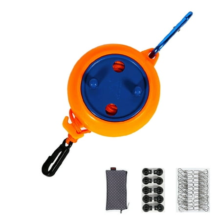 

Travel Washing Line 8 Meters Camping Retractable Washing Line Suitable for Indoor and Outdoor Package 3