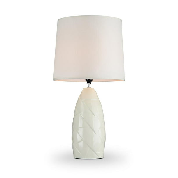 25 in AMALA IVORY CERAMIC TABLE LAMP - Walmart.com