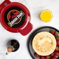 thumbnail image 1 of Uncanny Brands Waffle Maker - Jurassic Park T-Rex - Rojo, 1 of 5