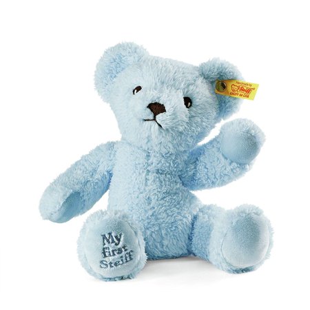 - My 1st Steiff Teddy Bear Blue 9 inch - Baby Stuffed Animals by Steiff (664724)