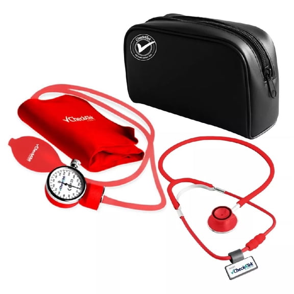 Kit Baumanómetro Manual con Estetoscopio Doble Campana Checkatek CheckATek B1-5D