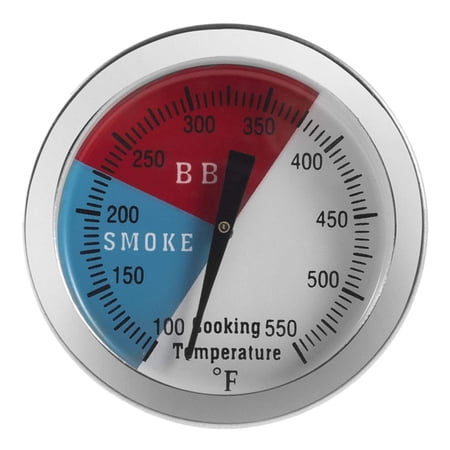 3 Inch 800°F BBQ Smoker Grill Thermometer – 304 Stainless Steel, 33mm Stem
