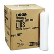 Dixie Plastic Lids for 12, 16 and 21 oz Cold Drink Cups, 1200 count -DXE914LSRD