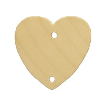 125 Pcs of 1-1/2" Birthday Board Heart Tags 1-1/2" Diameter x 1/8" Thick 1/8" Holes