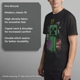 thumbnail image 6 of Men's Minecraft Creeper King Graphic Tee - Black,, 6 of 10