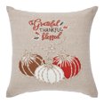 thumbnail image 2 of Grateful Thankful Blessed Pumpkins Pillow 12x12, 2 of 4