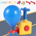 thumbnail image 2 of Balloon Powered Car Fun Inertia Science Experiment Toys Power Kids Puzzle, 2 of 10