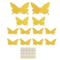 thumbnail image 1 of 12Pcs/Set 3dimensional Sticker Simulation Flash Papier Peint Salon Mariage Wall Art pour HomeShiny Or, 1 of 14