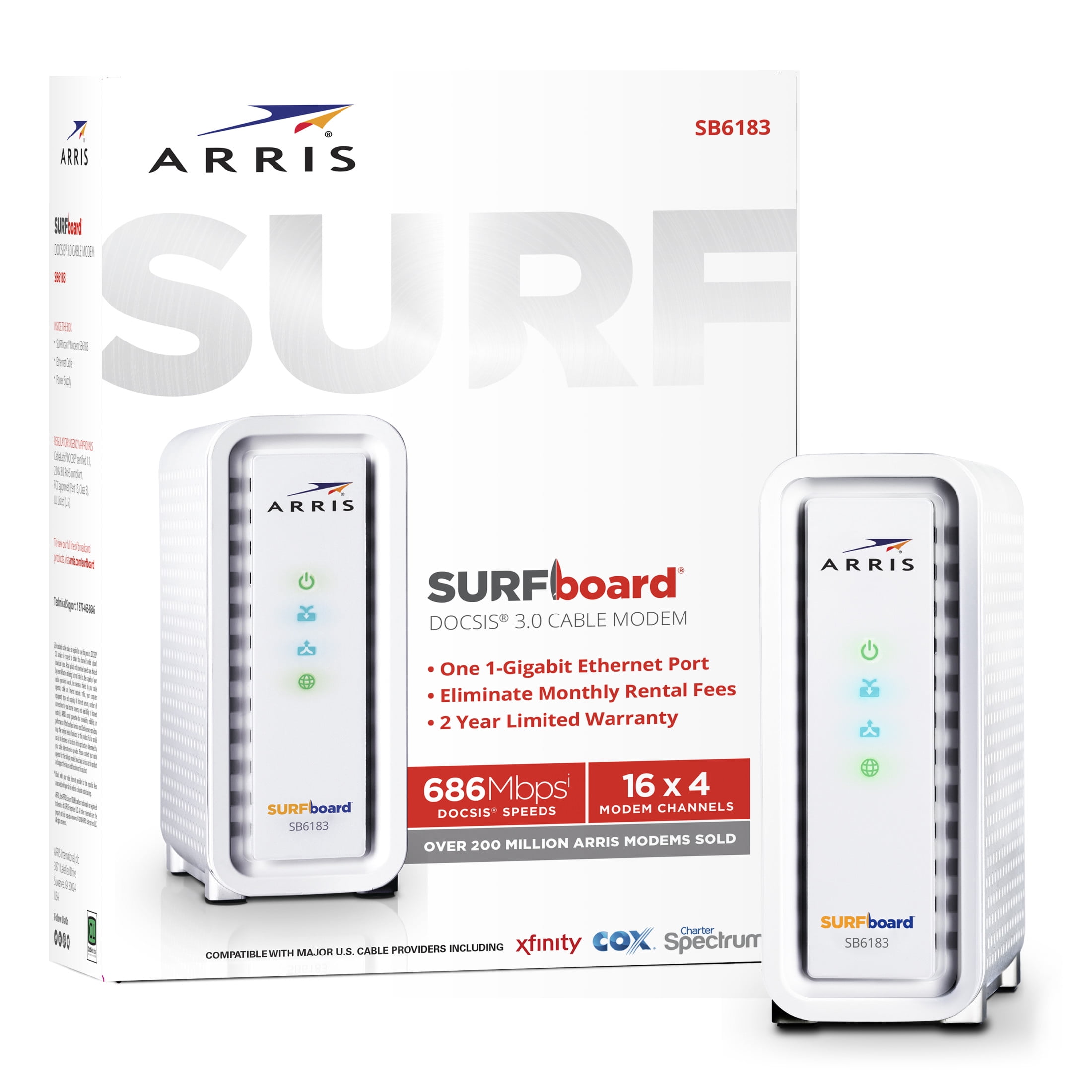 ARRIS Surfboard DOCSIS 3.1 Gigabit Cable Modem & AX3000 Wi