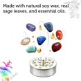 thumbnail image 3 of Soul Sticks 12 Pack 7 Chakra with White Sage Smudge Tealight Candles or Cleansing House, Meditation, Chakra Healing | Made with Crystals and Herbs, 3 of 3