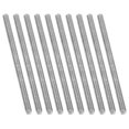 thumbnail image 1 of Uxcell Tige Entièrement Filetée 1/4 Pouces-20, 10 Pcs Filetage en Acier Inoxydable 304 Longueur 4.3 Pouces, 1 of 7