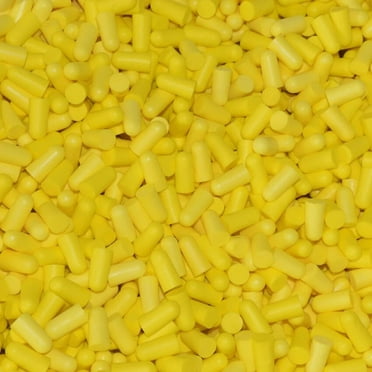 100x Foam Earplugs Sleeping Travel Reading Noise Reduction 32db Yellow 50 pairs