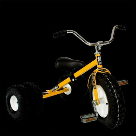 Dirt King DK-251-DY Child Dually Tricycle, Yellow