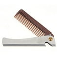 thumbnail image 4 of Peine de barba Jadeshay Peine de madera para dar Forma al bigote Plegable, 4 of 14
