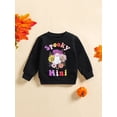 thumbnail image 4 of Mommy and Me Halloween Sweatshirts Long Sleeve Funny Letter Print Pullover Sweater Tops Family Matching Outfits, 4 of 9