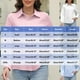 thumbnail image 5 of Camisa para mujer,Blusa de manga larga para mujer, cuello vuelto, botones, camisa informal de poliéster, cómoda para uso diario, para casa y trabajo, sopatenor, 5 of 7