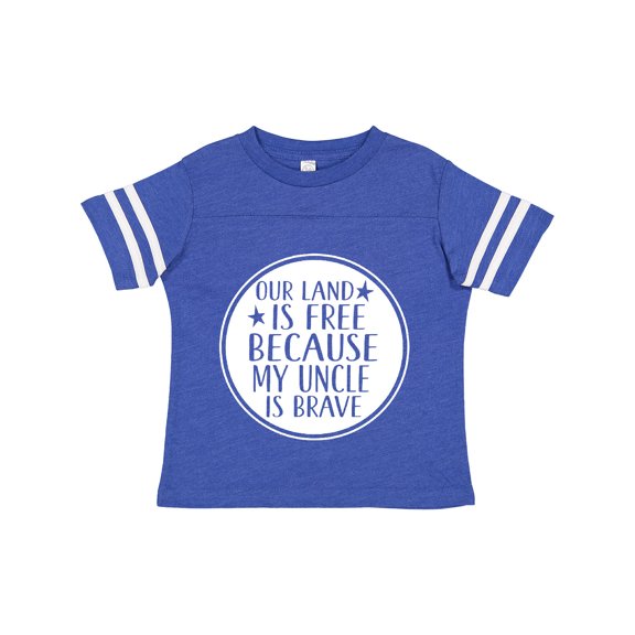 Inktastic Military Uncle Land is Free Nephew Boys or Girls Toddler T-Shirt