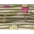 thumbnail image 5 of oneOone Velvet Pale Yellow Fabric Cactus Craft Projects Decor Fabric Printed By The Yard 58 Inch Wide, 5 of 5