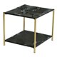 thumbnail image 2 of Mesa de centro, mueble de mesa, mesa pequeña para oficina, decoración del hogar, sala de estar cuadrado negro, 2 of 9