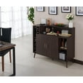 thumbnail image 2 of Bowery Hill Modern Wood Multi-Storage Buffet in Wenge, 2 of 7