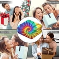 thumbnail image 5 of Wearable Blanket,Colorful Rainbow Tie Dye Spiral Pattern Hooded Wearable Flannel Blanket for Adults & Teens,Winter Poncho Shawl Wrap Cape Cozy Anti-Pill,50"x60", 5 of 5