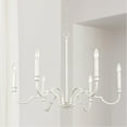 thumbnail image 4 of 438561WW-Capital Lighting-Demi - Chandelier 6 Light Winter White Metal - in Transitional style - 32 Wide by 23.25 High     -Traditional Installation, 4 of 7