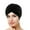 Black, variant on Women's Solid Color Stretchy Comfortable Basic Cap Pull On Headwrap Knit Hat RD2