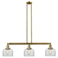 thumbnail image 6 of Innovations Lighting 213-S Large Bell Bell 3 Light 41" Wide Commercial Linear Chandelier -, 6 of 6