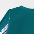 thumbnail image 4 of YDFCWXW Swimsuit for Girls Long Sleeve Burkini Full Body Swimwear Rash Guard Teens Modest Bathing Suit (Green, 8-9 Years), 4 of 6