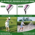 thumbnail image 6 of XDriveMax 4 Pieces Kids Golf Club Set, Junior Hybrid & Putter Set for Ages 4-8 with Stand Bag, Right Handed, Green, 6 of 7