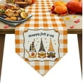 thumbnail image 1 of Cotton Linen Table Runners Thanksgiving Day Dwarf Gnome Happy Fall Y'all Kitchen Dining Burlap Table Decoration for Home Party Decor 13 x 90 Inch, 1 of 8