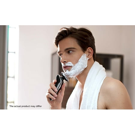 Philips Norelco 9300 Rechargeable Wet & Dry Electric Shaver with Smartclean, Travel Case, Click-On Precision Trimmer, S9311/84