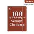 thumbnail image 1 of 100 Envelope Challenge loose-leaf book 100 days money saving book challenge cash envelope saving book, 1 of 6